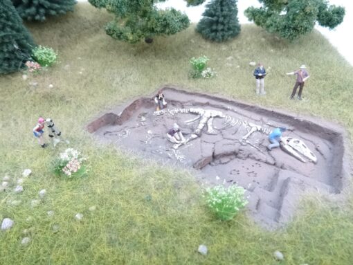 Noch H0 Diorama T-Rex Ausgrabung, siehe Bilder RR342 o. – Bild 5