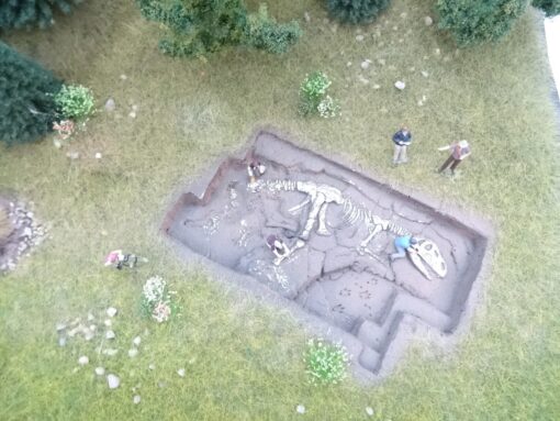 Noch H0 Diorama T-Rex Ausgrabung, siehe Bilder RR342 o. – Bild 6