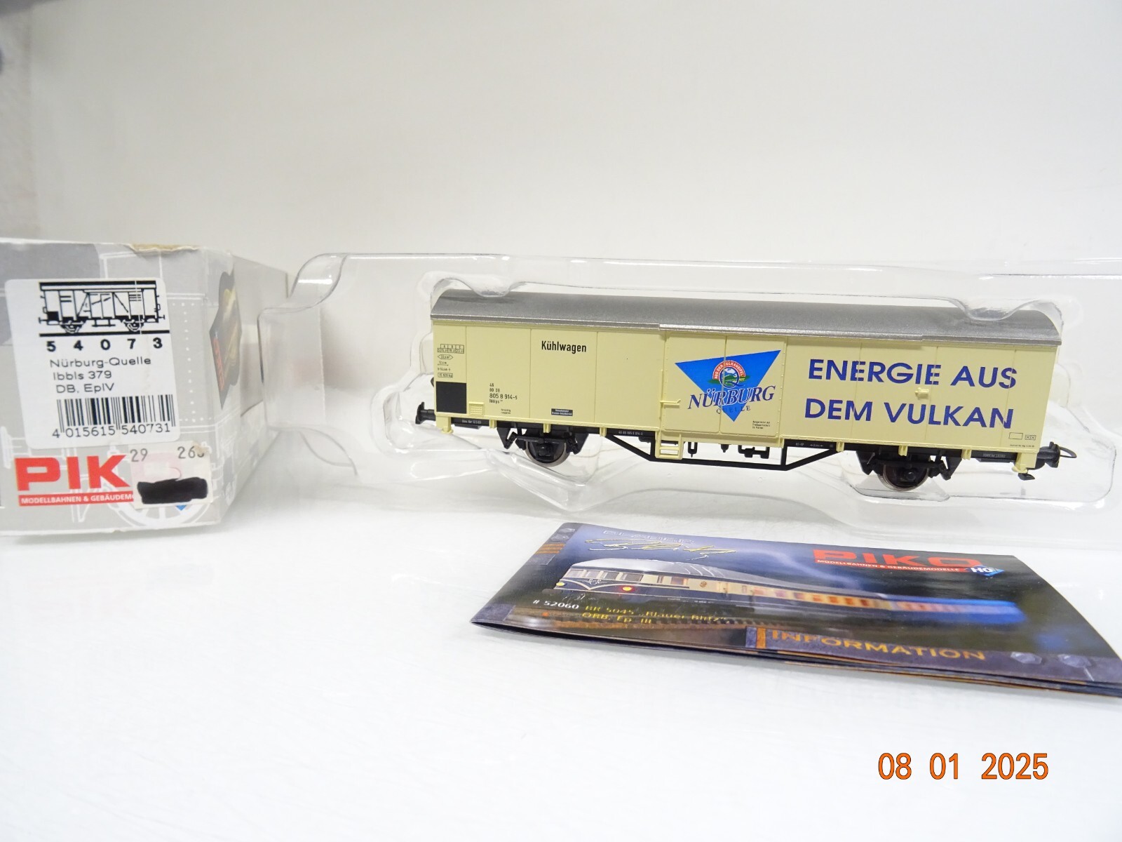 Piko H0 54073 Kühlwagen Nürburg Quelle der DB in OVP PR5167