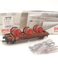 Piko H0 54468 Rungenwagen mit Ladung Lokräder, siehe Foto in OVP RR5537