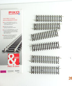 Piko H0 55203 A Gleis gerades Gleis 115mm 6Stück siehe Foto in OVP CK3170