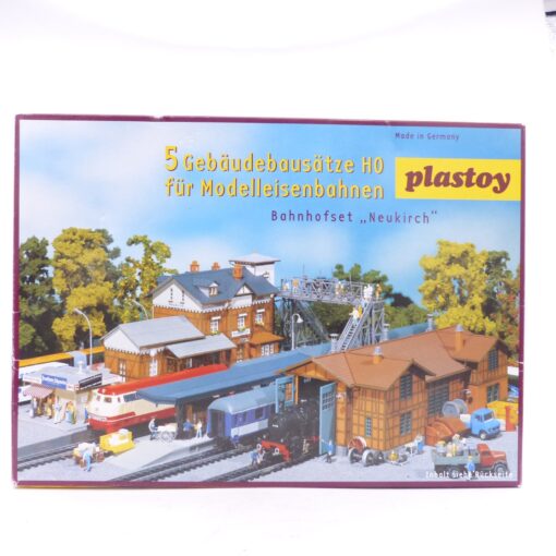 Plastoy H0 Bausatz 1322 Set 5 Gebäudesätze für Bahnhof Neukirch in OVP EX6813