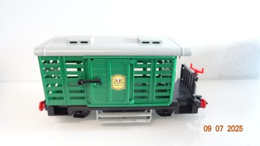 Playmobil 4121 Viehwaggon Waggon Steaming Mary Western siehe Foto in OVP CK9496 – Bild 3