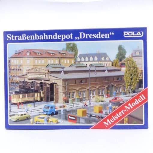 Pola Bausatz H0 675 Straßenbahndepot Dresden in OVP EX5733