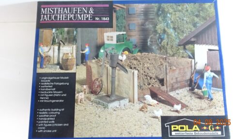 Pola Spur G 1843 Misthaufen mit Jauchepumpe siehe Foto in OVP PK274 – Bild 4