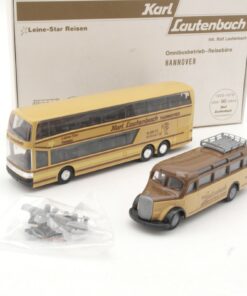 Praline 1:87 Werbemodell Bus Set Karl Lautenbach in OVP RR1104