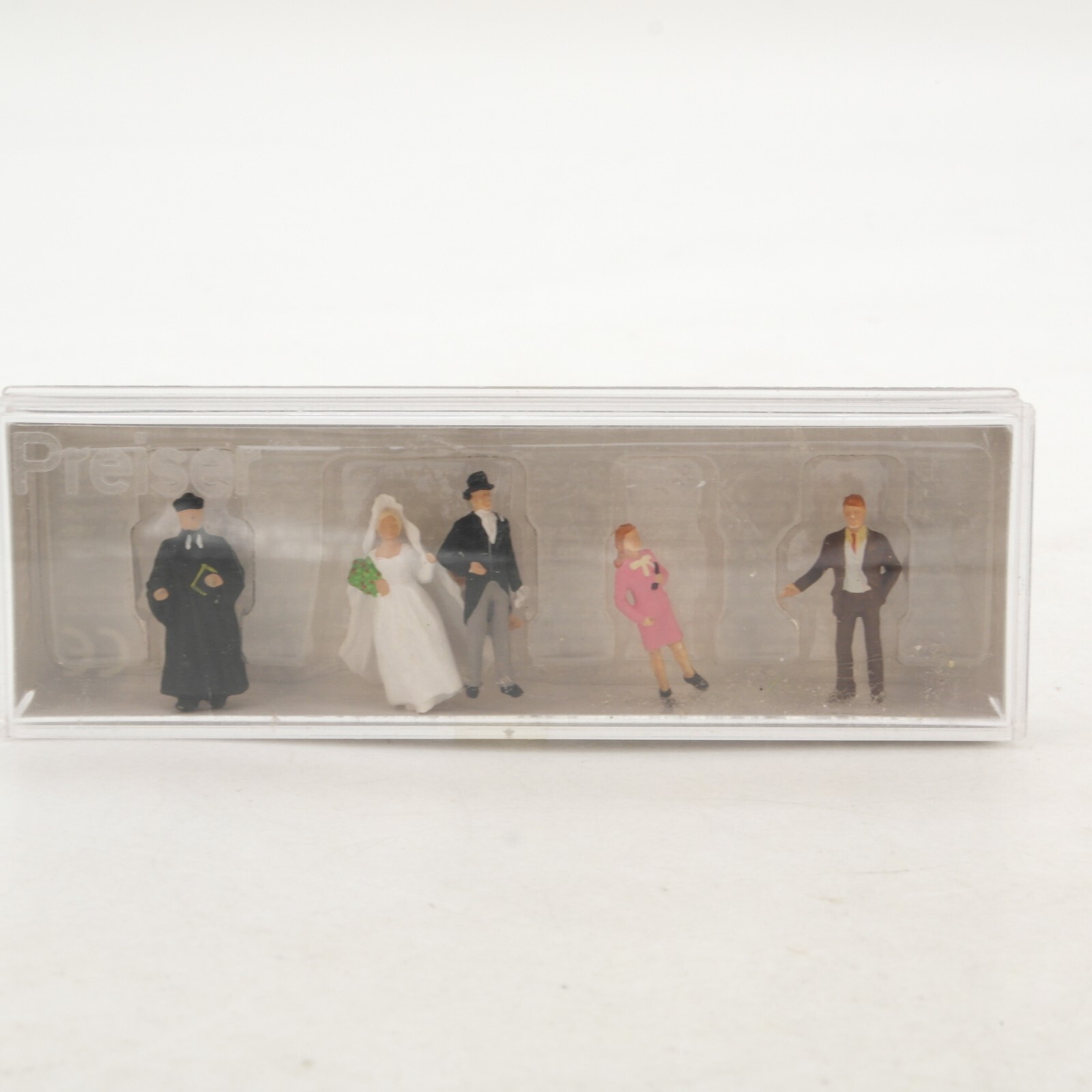 Preiser H0 10057 Brautpaar Trauzeugen evangelischer Geistlicher in OVP RG7489