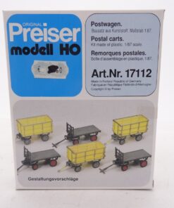 Preiser H0 17112 Bausatz Postwagen in OVP QR8235