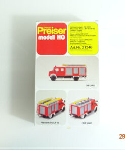 Preiser H0 31246 Schlauchwagen SW 2000 in OVP CK3329
