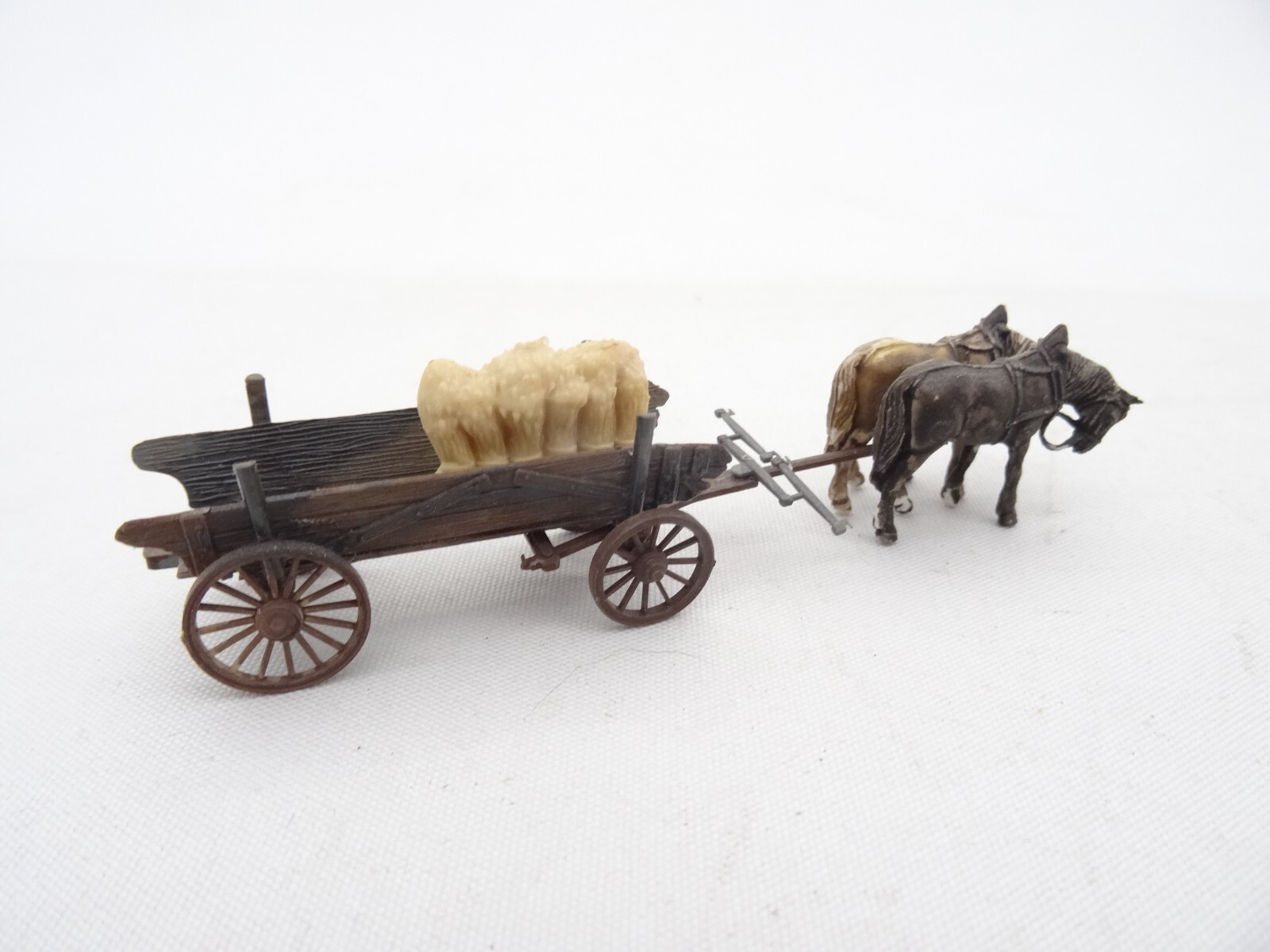 Preiser H0 Gespann mit Anhänger und Ladung RR1948 o. – Bild 4