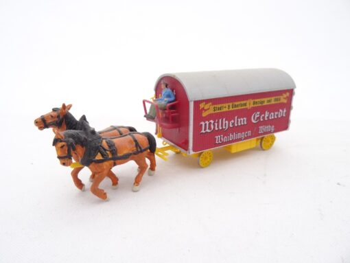 Preiser H0 Möbelwagen Gespann Wilhelm Eckard RR1944 o.
