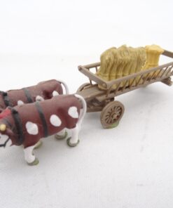 Preiser H0 Ochsengespann mit Heuwagen RR1679 o.
