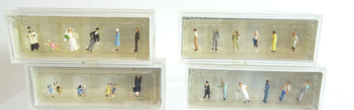 Preiser N Figuren-Sets 4 Stück siehe Fotos neuwertig in OVP CK2373