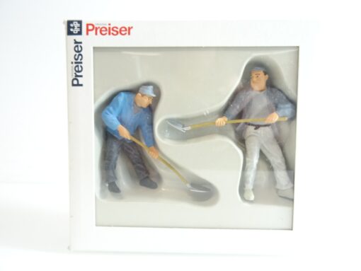 Preiser Spur G 45023 Bauarbeiter in OVP RR1961 – Bild 3
