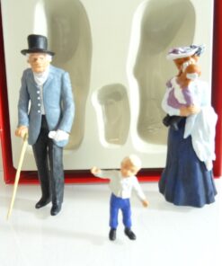 Preiser Spur G 45066 Alter Herr und Dame mit Kindern in OVP RR1964
