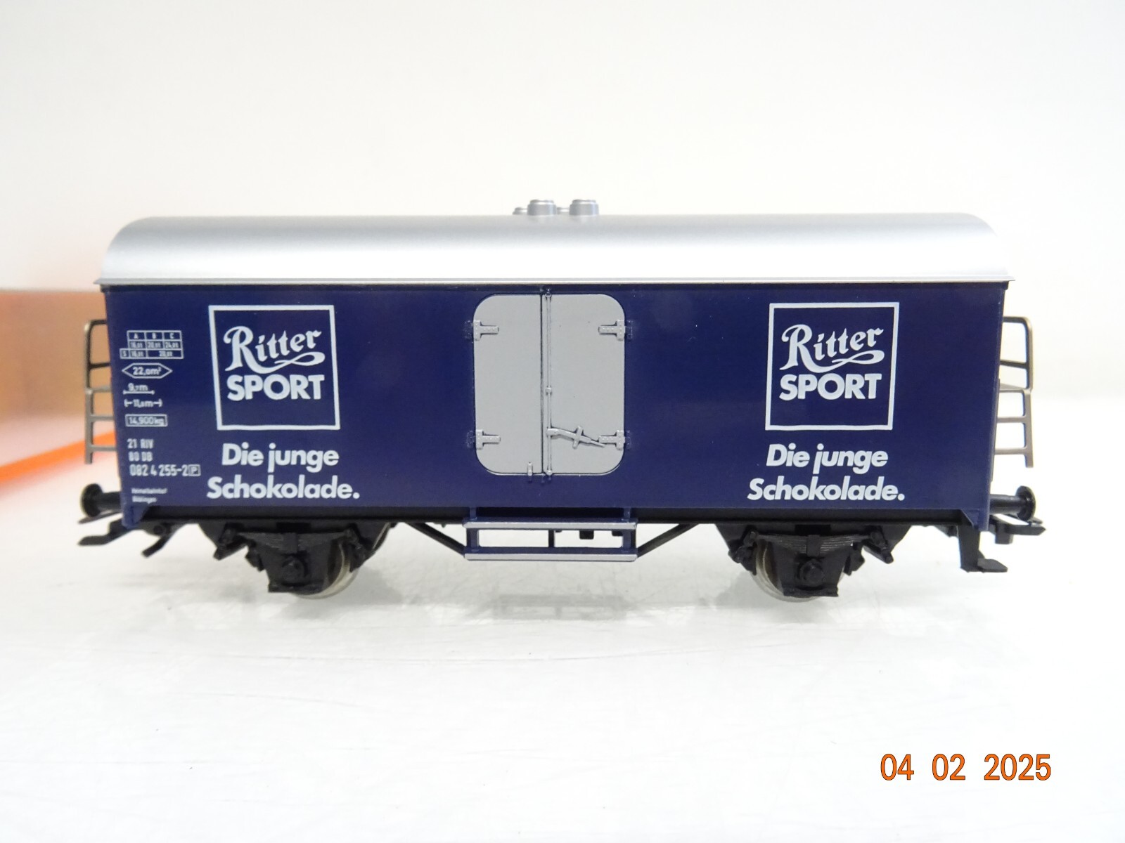 Primex Märklin H0 4592 Kühlwagen Ritter Sport der DB in OVP PR5770 – Bild 3