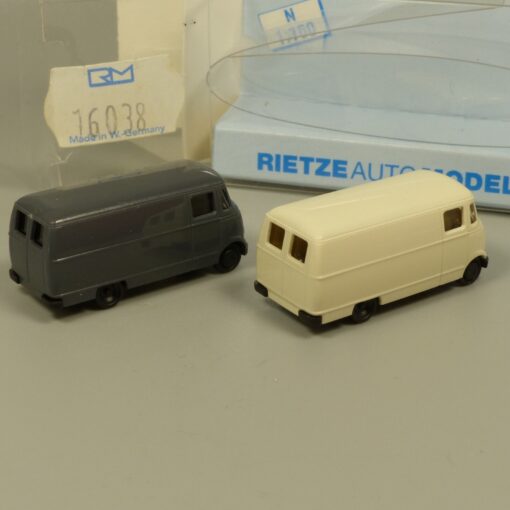 Rietze 1:160 16038 MB L319 Kastenwagen neutral 2er-Set in OVP EX6363 – Bild 3