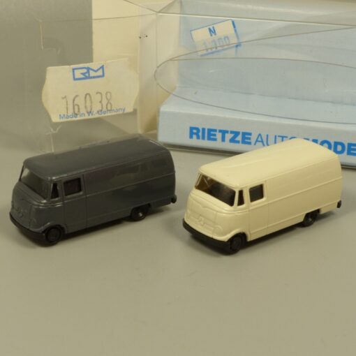 Rietze 1:160 16038 MB L319 Kastenwagen neutral 2er-Set in OVP EX6363