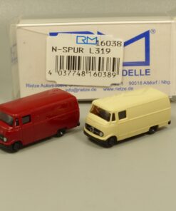 Rietze 1:160 16038 MB L319 Kastenwagen neutral 2er-Set in OVP EX6364