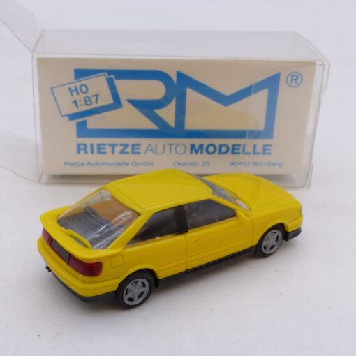 Rietze 1:87 Nr.: 10430 Audi Coupé S2 gelb, in OVP EB4928 – Bild 3