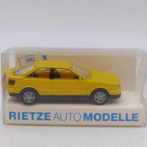 Rietze 1:87 Nr.: 10430 Audi Coupé S2 gelb, in OVP EB4928 – Bild 4