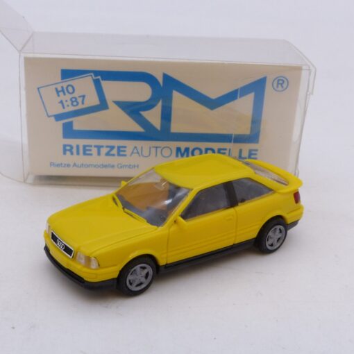 Rietze 1:87 Nr.: 10430 Audi Coupé S2 gelb, in OVP EB4928