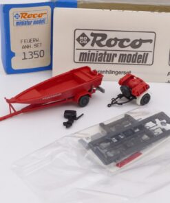 Roco 1:87 1350 Feuerwehr Anhänger-Set in OVP EX6748