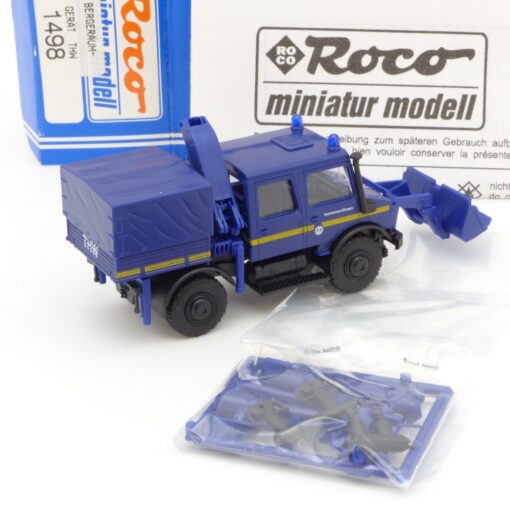 Roco 1:87 1498 Mercedes Benz Unimog Bergeräumgerät THW in OVP EX7296 – Bild 3