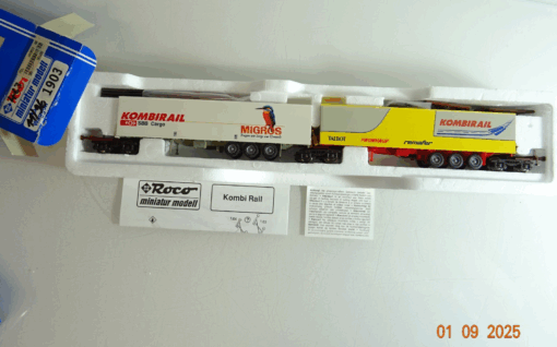 Roco H0 1903 Kombirail Wagen-Set 2 tlg. der SBB in OVP BH69