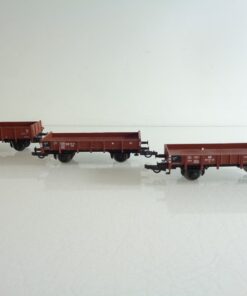 Roco H0 3 Nieder- u. Mittelbordwagen der DR/DB BH934 o.