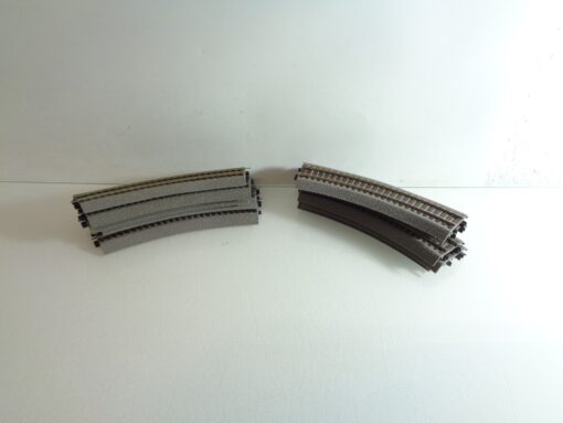 Roco H0 42522 gebogenes Gleis Radius R2 358mm 30° mit Bettung 10St PK1447 o.