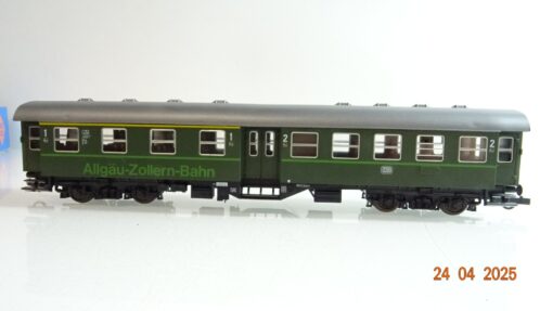 Roco H0 4252D Umbauwagen 1./2. Kl.  der DB Allgäu-Zollern-Bahn in OVP PR7239 – Bild 3