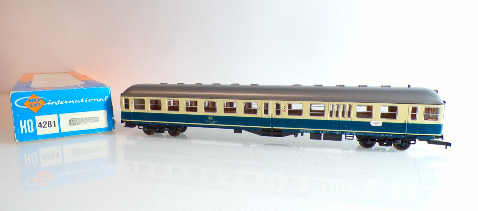 Roco H0 4281 Steuerwagen Mitteleinstieg 2. Kl./Gepäckabt. DB in OVP BH1258