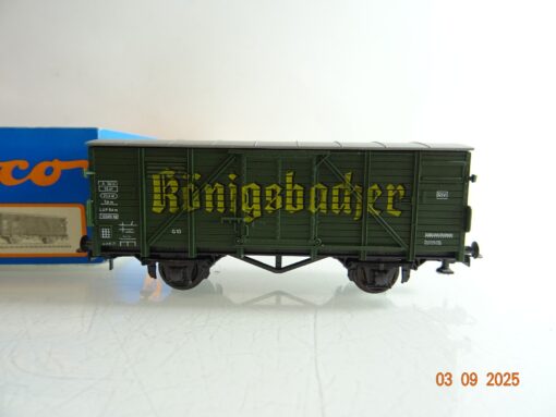 Roco H0 4301C Bierwagen Königsbacher der DB in OVP BH115 – Bild 3