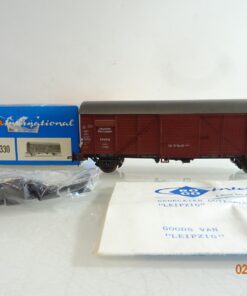 Roco H0 4330 gedeckter Güterwagen Leipzig der DR in OVP BH299