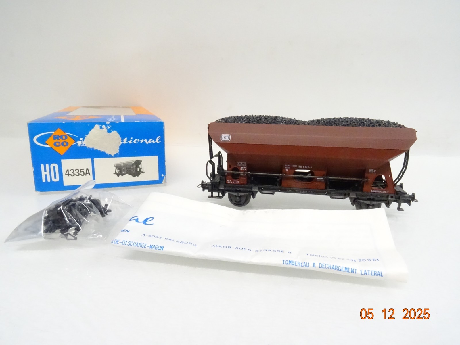 Roco H0 4335A Seitenentladewagen der DB in OVP BH1683