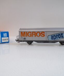 Roco H0 4340B Seitenschiebewagen MIGROS der SBB in OVP BH1739