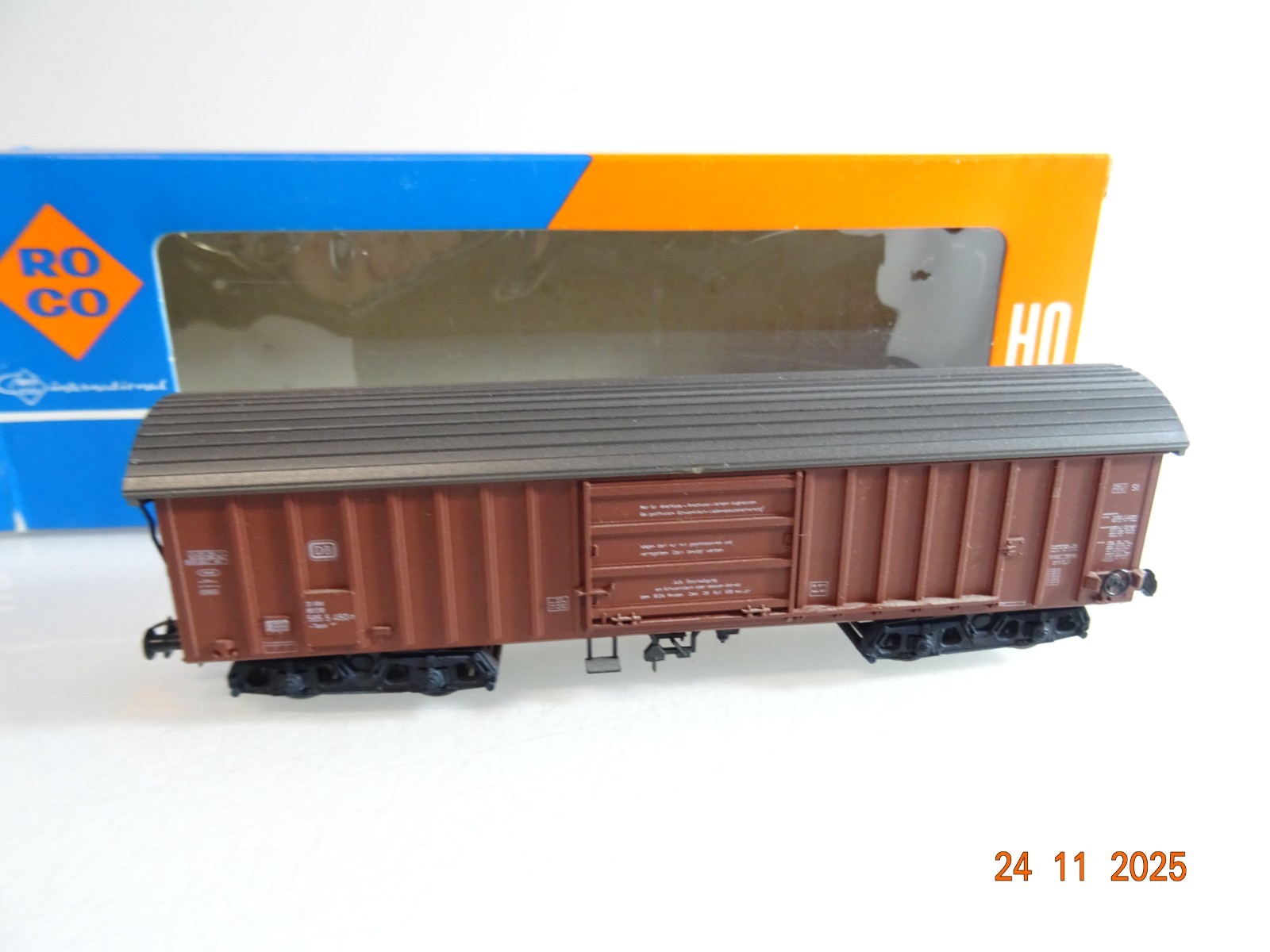 Roco H0 4358 Schwenkdachwagen der DB in OVP RR4786 – Bild 3