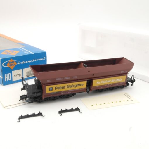 Roco H0 4370 Selbstentladewagen Peine Salzgitter der DB in OVP RR682 – Bild 3