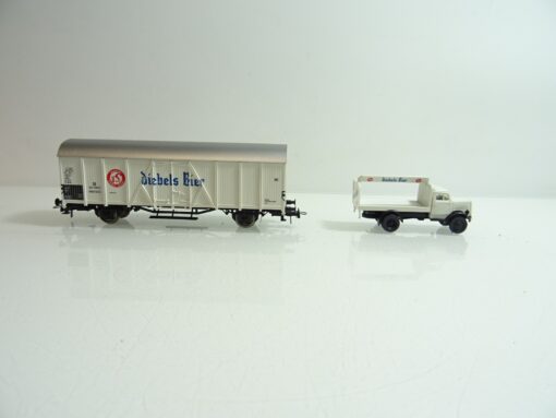 Roco H0 44143 Bierwagen mit LKW Diebels Bier in OVP TF539 – Bild 3