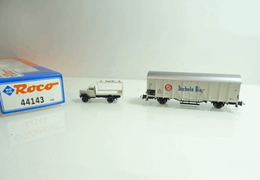 Roco H0 44143 Bierwagen mit LKW Diebels Bier in OVP TF539