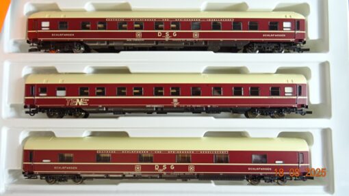 Roco H0 44179 Wagen-Set Schlafwagen TEN 3tlg. der DB in OVP PR9637 – Bild 3