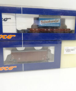 Roco H0 45955 Güterwagen Set 2tlg. Schenker der DB neuwertig in OVP LE4253