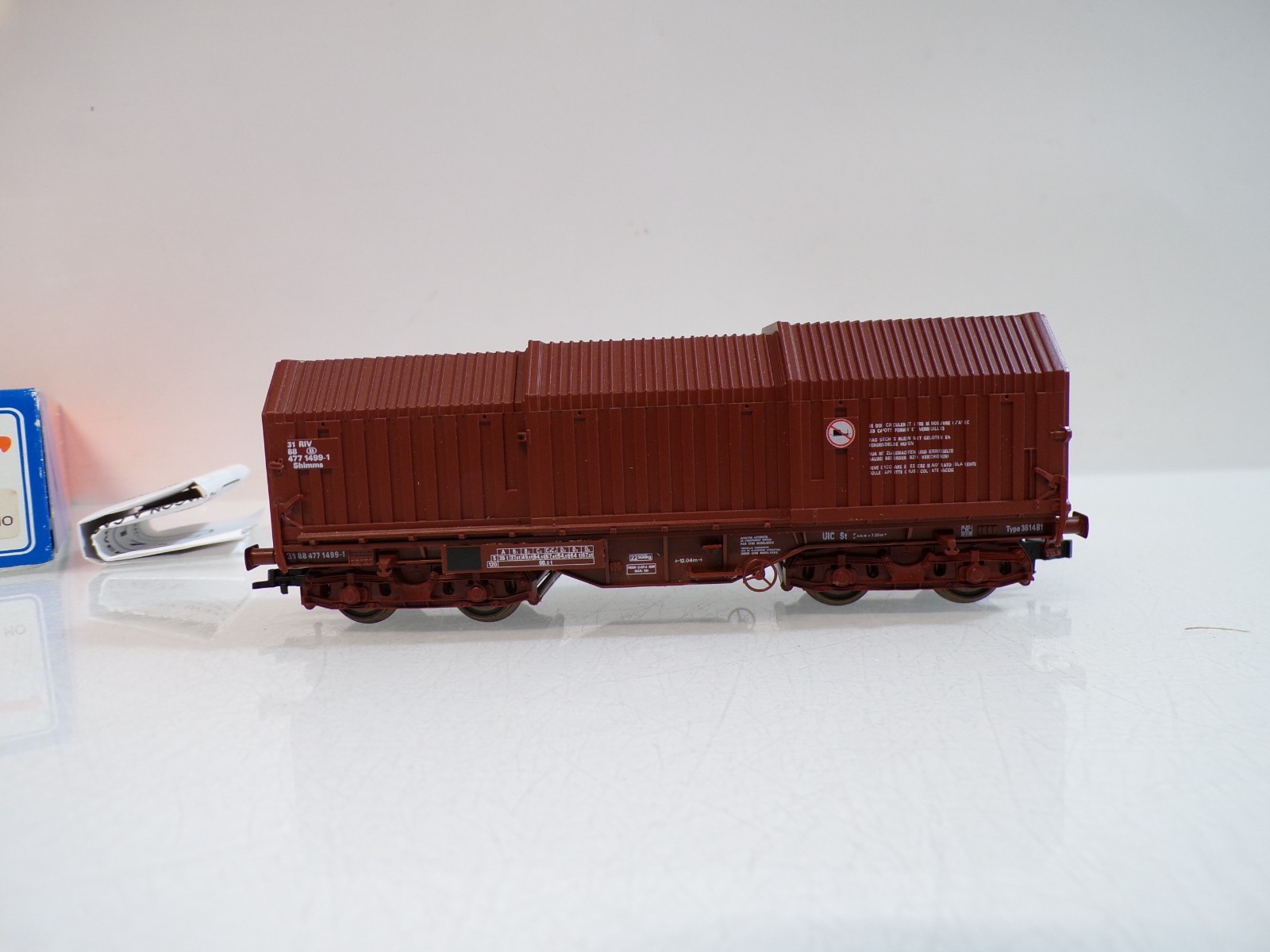 Roco H0 46294 Teleskopschiebedachwagen der SNCB in OVP BH1701 – Bild 3