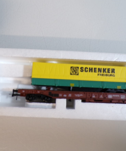 Roco H0 46351 AC Taschenwagen mit Auflieger Schenker der DB in OVP BH1848