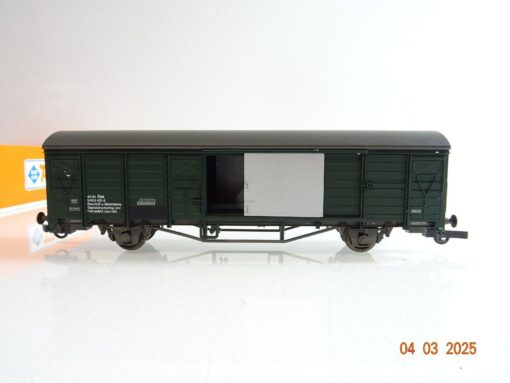 Roco H0 46446 gedeckter Güterwagen Baustoff u. Materialwg. der ÖBB in OVP PR6338 – Bild 3