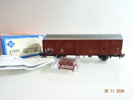 Roco H0 47260 gedeckter Güterwagen mit Bremserhaus der DB in OVP PR4194