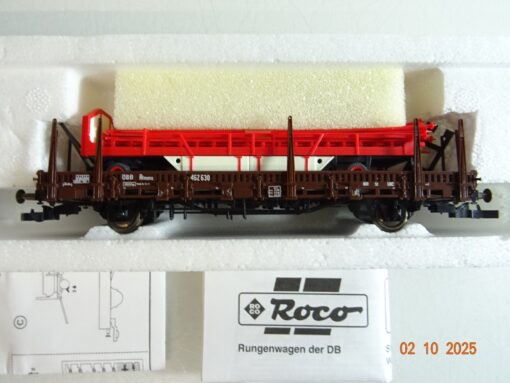 Roco H0 47498 Rungenwagen mit Wagenladung Circus Williams der DB in OVP BH326 – Bild 3