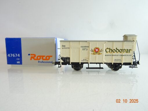 Roco H0 47674 gedeckter Güterwagen Chodovar der CSD in OVP BH304