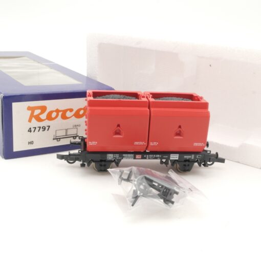 Roco H0 47797 Kübelwagen mit Ladung der DB in OVP RR1353
